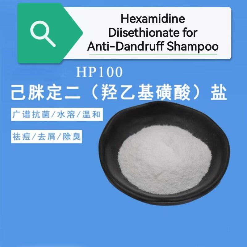 Hexamidine Diisethionate (CAS 659-40-5) | Broad Spectrum Preservative,Scalp Antimicrobial, Anti-Dandruff Agent, Dandruff Control, Anti-Acne, Skin Conditioning, Cosmetic Ingredient for Hair Care & Pers