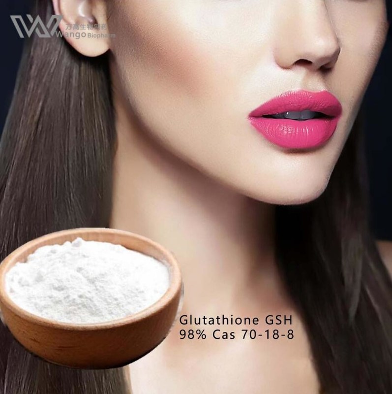 L-Glutathione Powder for Skin Whitening & Brightening | 98% Pure CAS 70-18-8 | Cosmetic & Supplement Raw Material | Bulk Stock for Injections, Tablets, Sachets